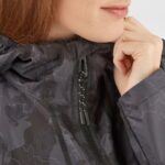 Unisex Shell Jacket Outlife Long Packable Ao-Black - Image 4