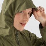 Unisex Shell Jacket Outlife Long Packable Olive Night - Image 4