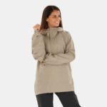 Unisex Shell Jacket Outlife Ripstop Half Zip Roasted Cashew - Image 12