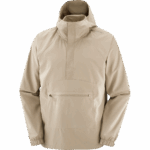 Unisex Shell Jacket Outlife Ripstop Half Zip Roasted Cashew - Image 5