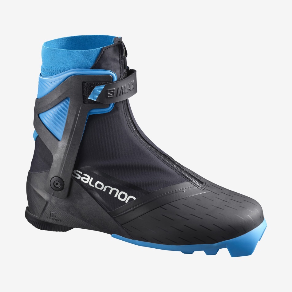 Unisex Skating Nordic Boots S/Max Carbon Skate Mv Black-Process Blue - Image 1