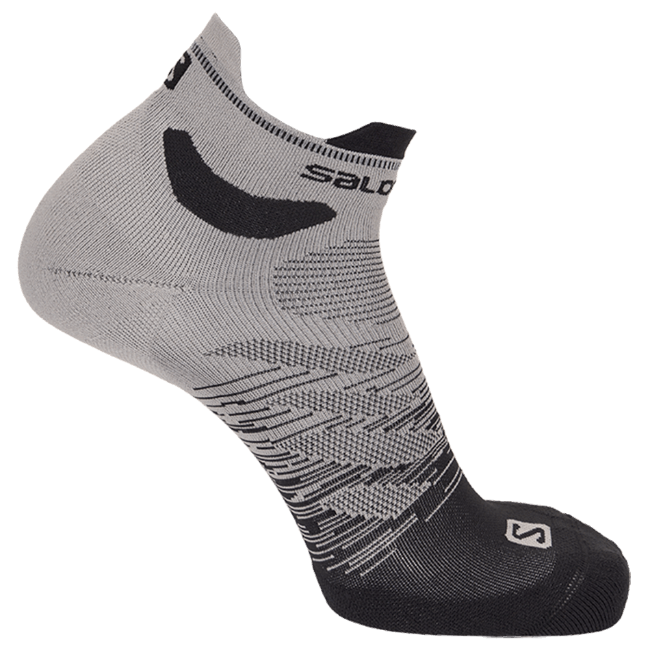 unisex_socks_predict_ankle_ebony_black.png Unisex Socks Predict Ankle Ebony-Black - Image 1