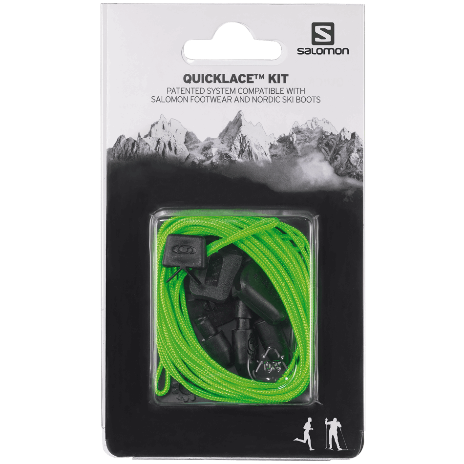 unisex_spare_parts_quicklace_kit_green.png Unisex Spare Parts Quicklace Kit Green - Image 1