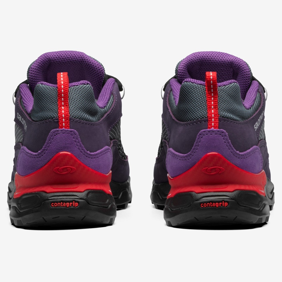 Unisex Sportstyle Shoes Shelter Low Leather Weather-Grape-Goji Berry - Image 5