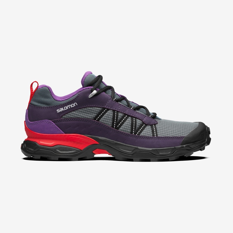 Unisex Sportstyle Shoes Shelter Low Leather Weather-Grape-Goji Berry - Image 1