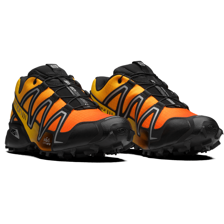 Unisex Sportstyle Shoes Speedcross 3 Gradient Cherry Tomato-Lemon-Silver - Image 4