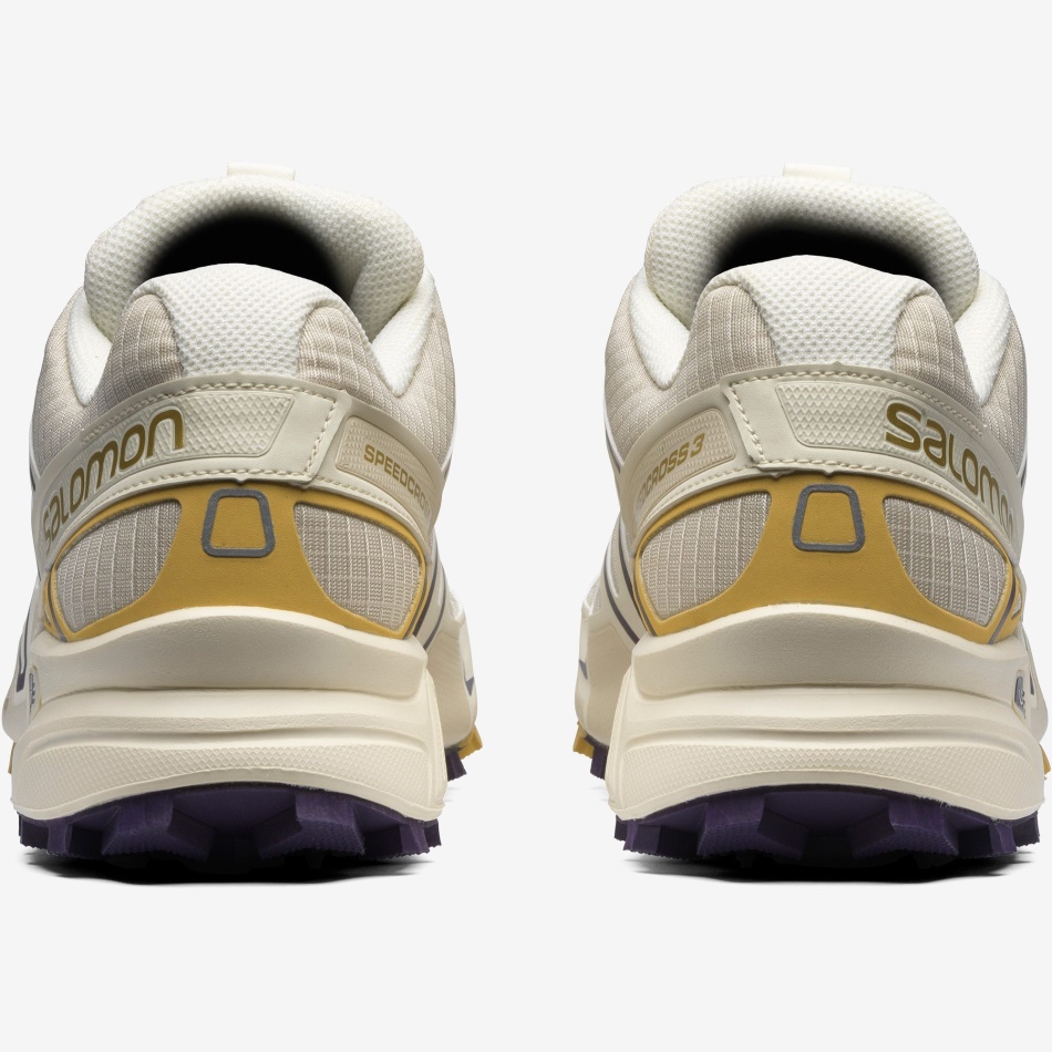 Unisex Sportstyle Shoes Speedcross 3 Vanilla Ice-Rainy Day-Grape - Image 5
