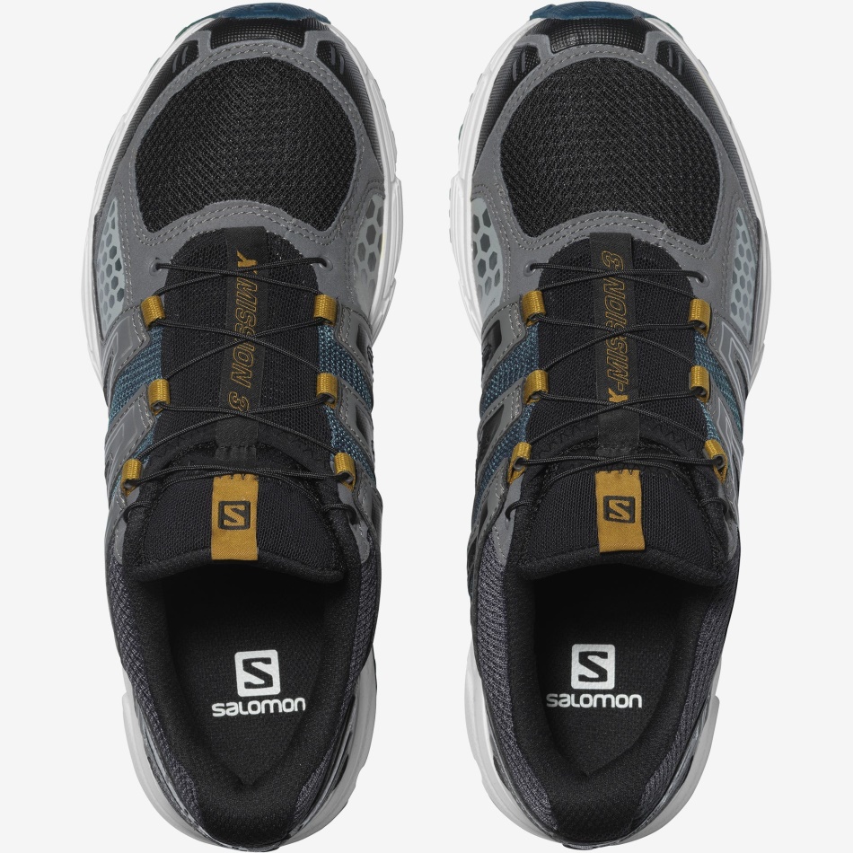 Unisex Sportstyle Shoes X-Mission 3 Ebony-Quiet Shade-Mallard Blue - Image 2