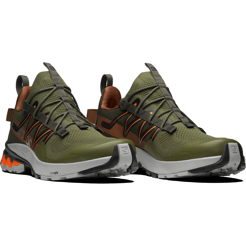 Unisex Sportstyle Shoes Xa Cover Olive Night-Peat-Vibrant Orange - Image 4