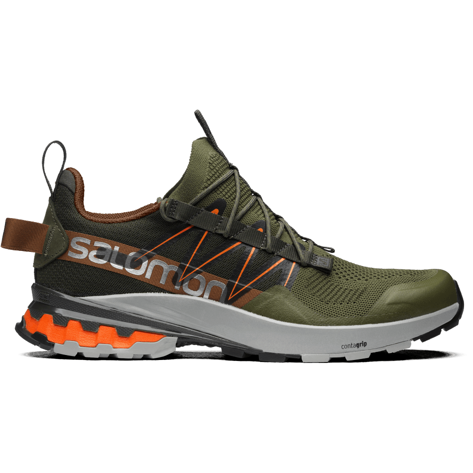 unisex_sportstyle_shoes_xa_cover_olive_night_peat_vibrant_orange.png Unisex Sportstyle Shoes Xa Cover Olive Night-Peat-Vibrant Orange - Image 1