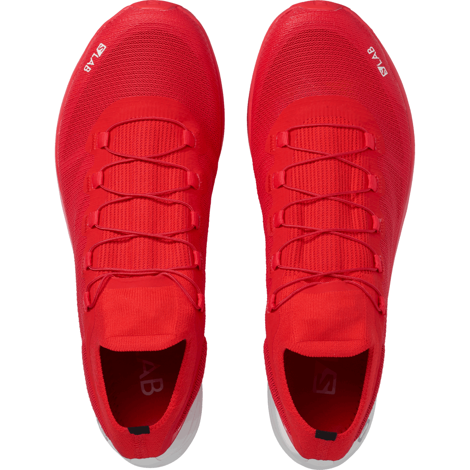Unisex Trail Running Shoes S/Lab Sense 8 Racing Red-White - Image 3