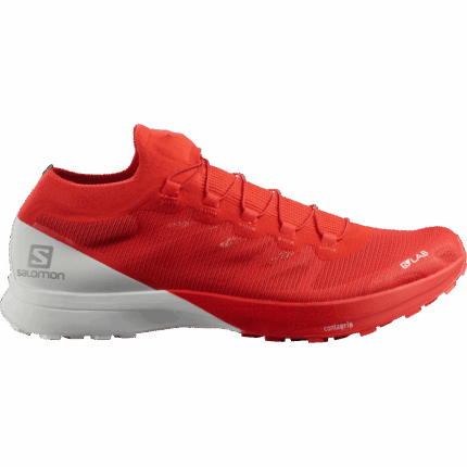 Unisex Trail Running Shoes S/Lab Sense 8 Racing Red-White