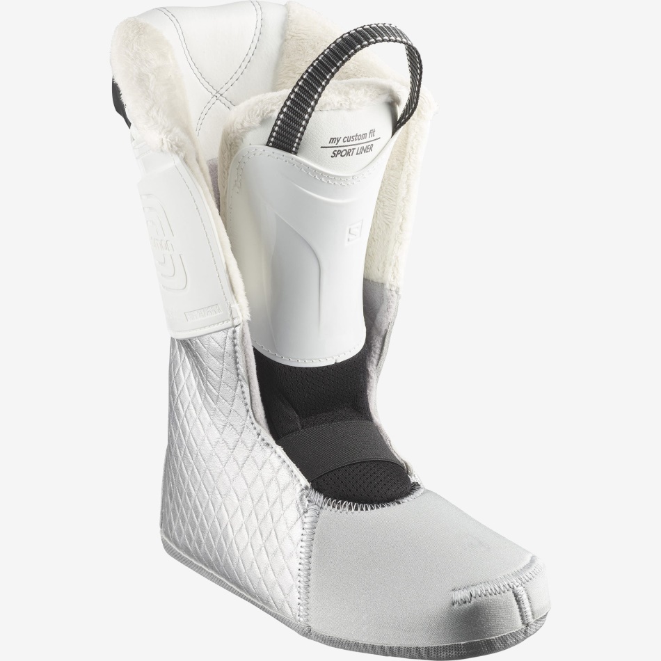Women's All-Mountain Boots Qst Access 80 Ch Translucent-Black-Burgandy - Image 3