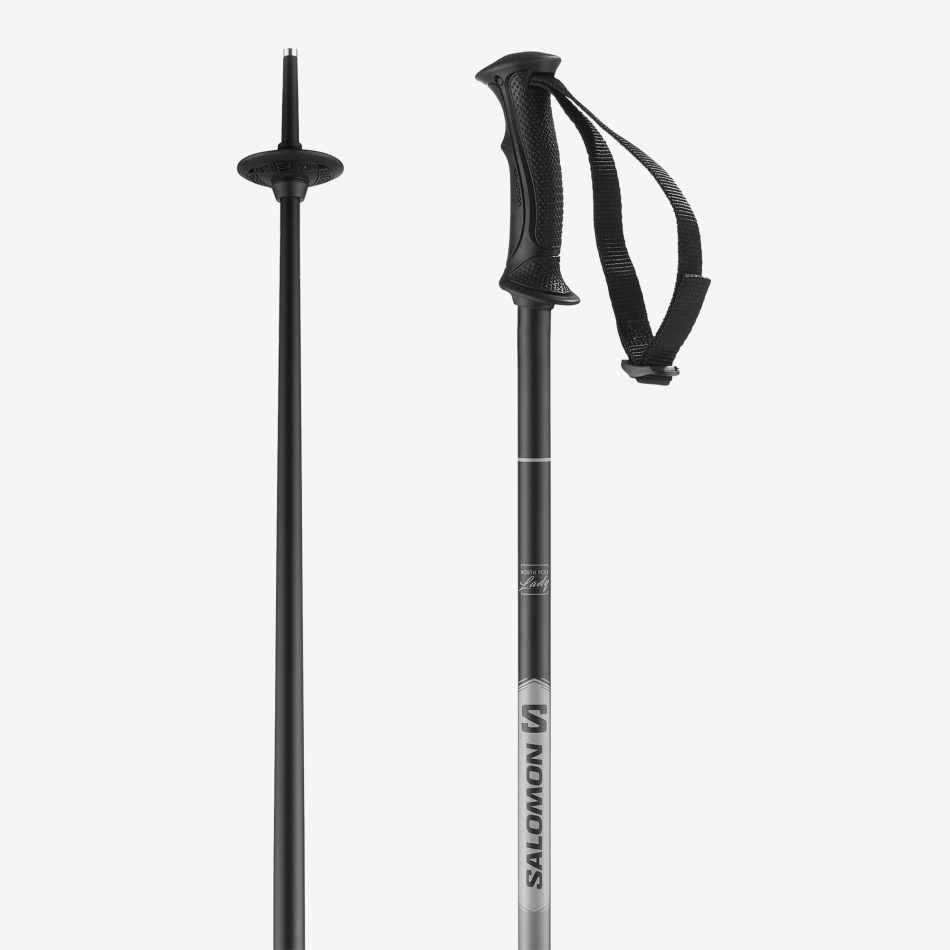 womens_alpine_poles_northpole_lady_black.jpg Women's Alpine Poles Northpole Lady Black - Image 1