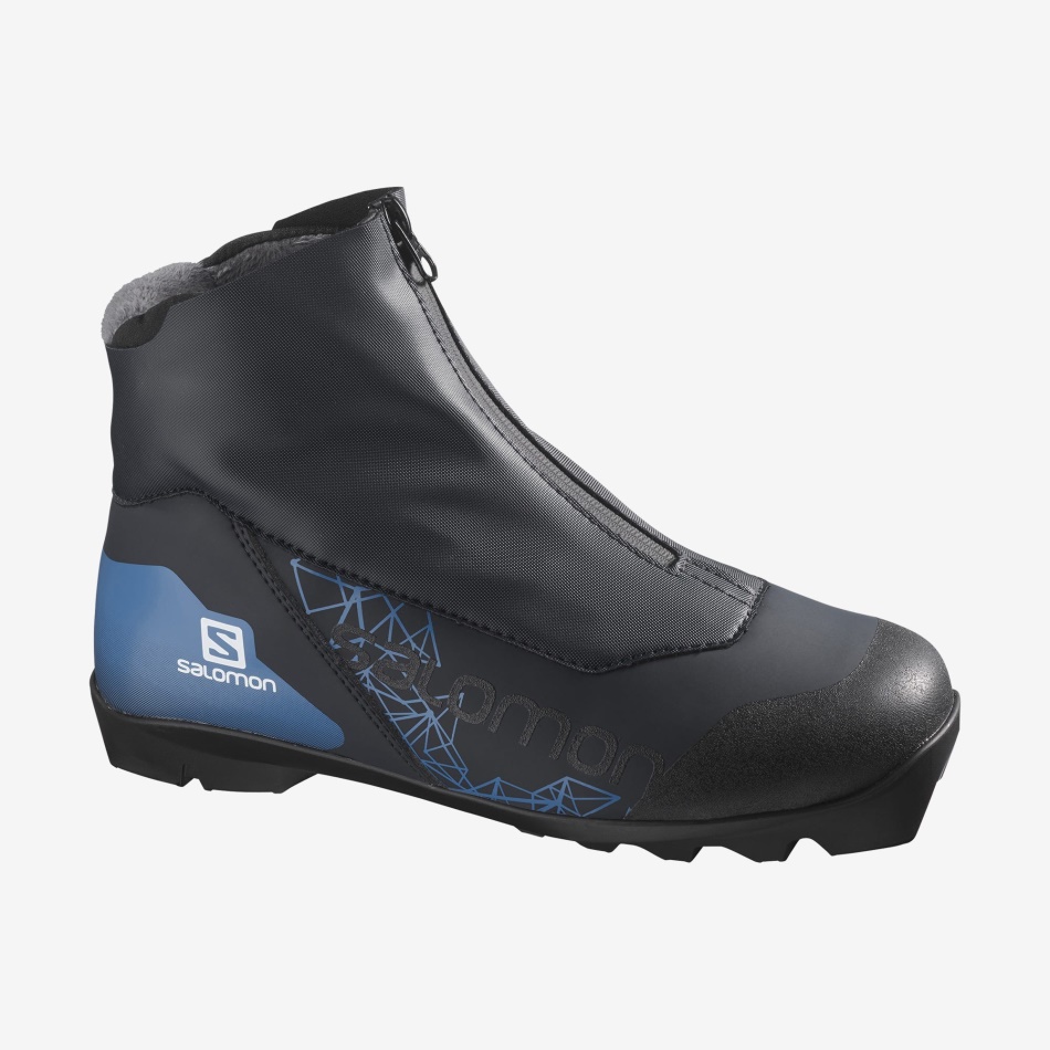 womens_classic_nordic_boots_vitane_prolink_ebony_blue_white.jpg Women's Classic Nordic Boots Vitane Prolink Ebony-Blue-White - Image 1