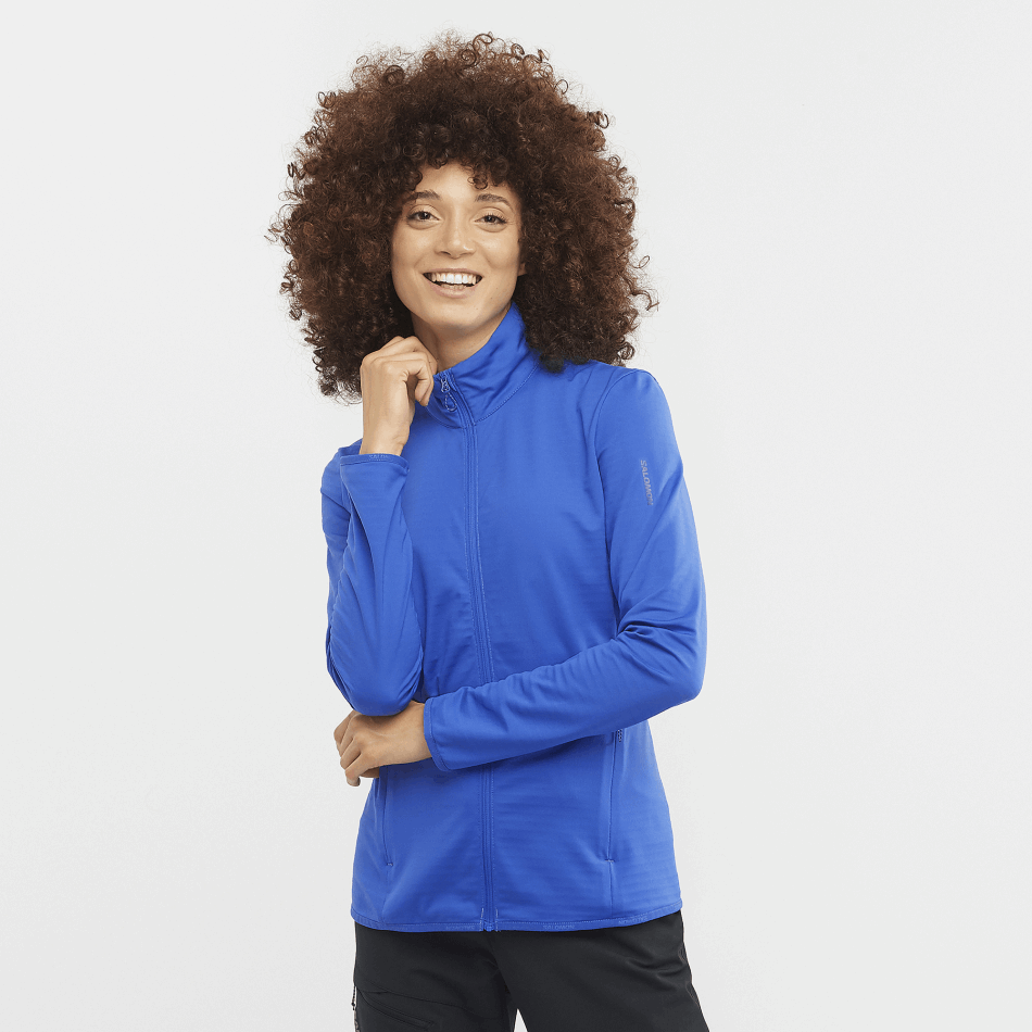 womens_full_zip_midlayer_jacket_essential_lightwarm_nautical_blue.png Women's Full Zip Midlayer Jacket Essential Lightwarm Nautical Blue - Image 1
