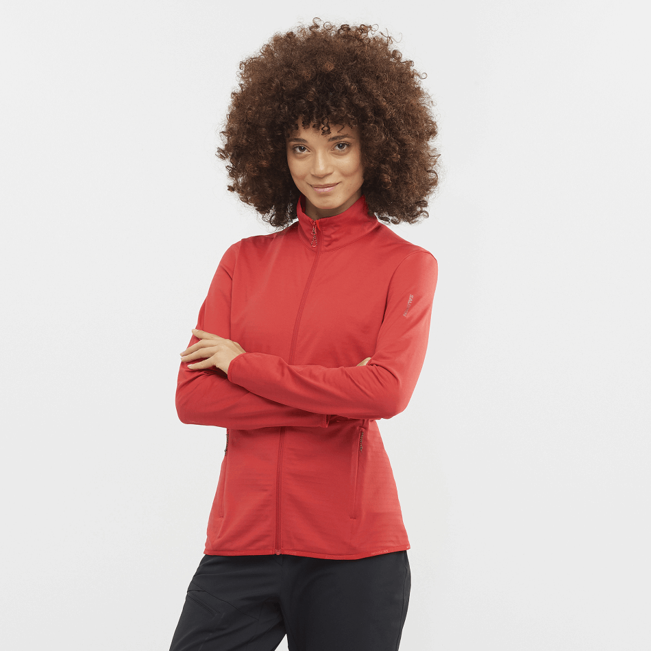 womens_full_zip_midlayer_jacket_essential_lightwarm_samba.png Women's Full Zip Midlayer Jacket Essential Lightwarm Samba - Image 1