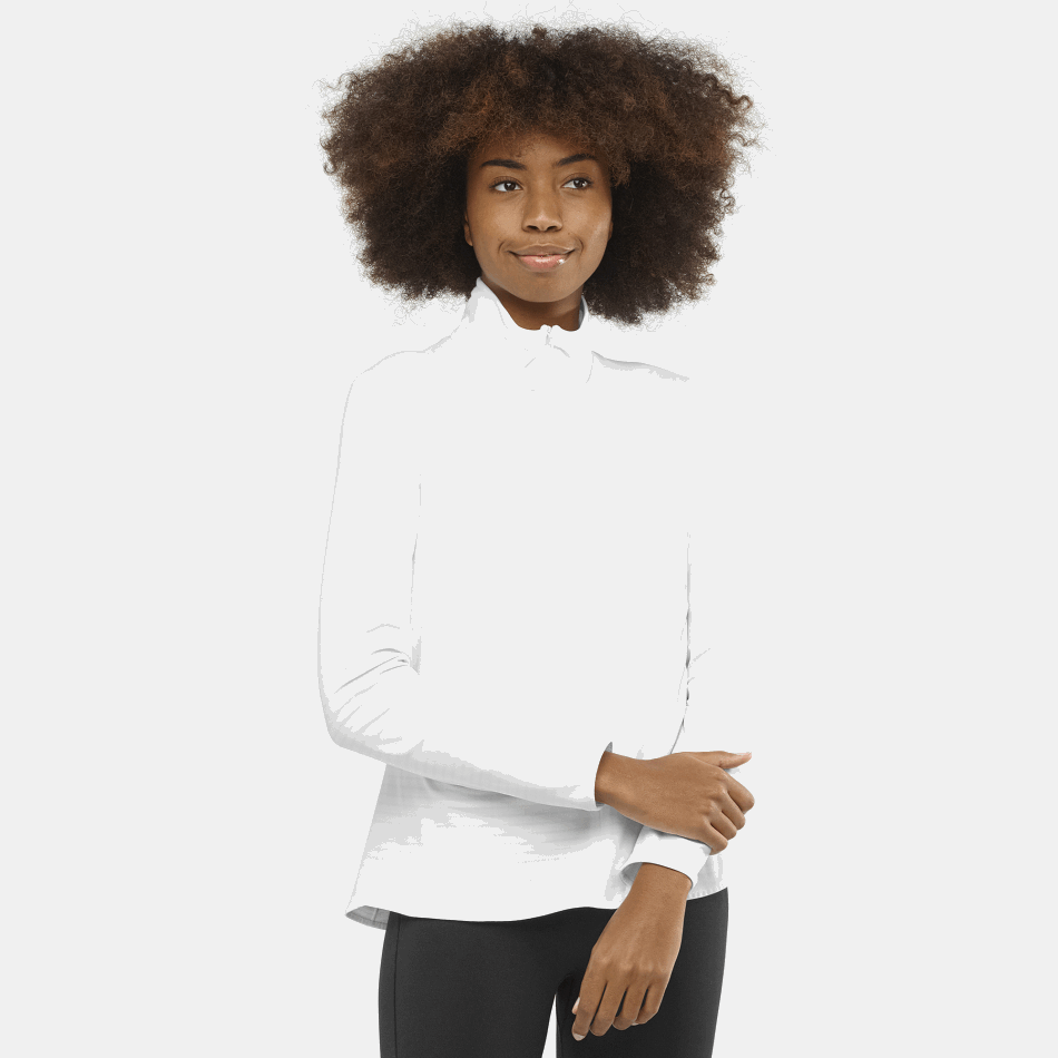 womens_half_zip_midlayer_jacket_essential_lightwarm.png Women's Half Zip Midlayer Jacket Essential Lightwarm - Image 1