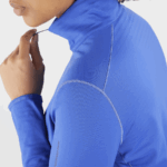 Women's Half Zip Midlayer Jacket Essential Lightwarm Nautical Blue - Image 5