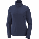 Women's Half Zip Midlayer Jacket Essential Lightwarm Night Sky - Image 3