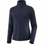 Women's Half Zip Midlayer Jacket Essential Lightwarm Night Sky-He - Image 4