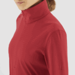 Women's Half Zip Midlayer Jacket Essential Lightwarm Red Chili - Image 3
