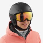 Women's Helmet Icon Lt Ca Black-Red - Image 2