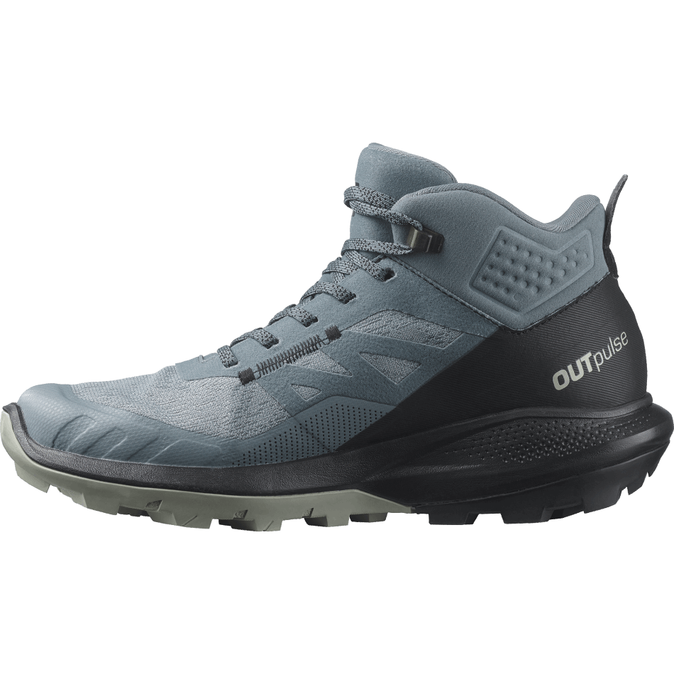 Women's Hiking Boots Outpulse Mid Gore-Tex Stormy Weather-Black-Iron - Image 5