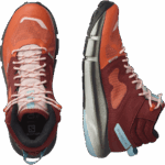 Women's Hiking Boots Predict Hike Mid Gore-Tex Mecca Orange-Brown-Crystal Blue - Image 6
