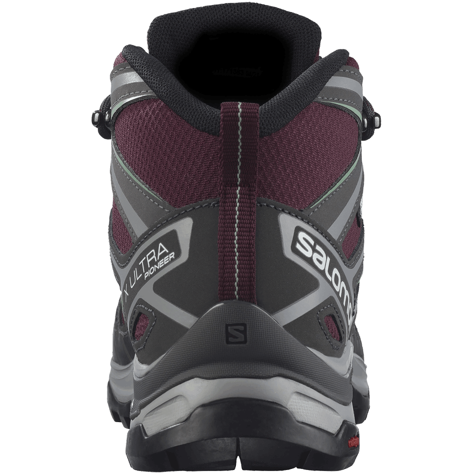 Women's Hiking Boots X Ultra Pioneer Mid Climasalomon™ Waterproof Magnet-Green - Image 3