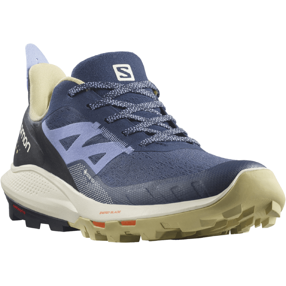 Women's Hiking Shoes Outpulse Gore-Tex Mood Indigo-Green-Easter Egg - Image 2