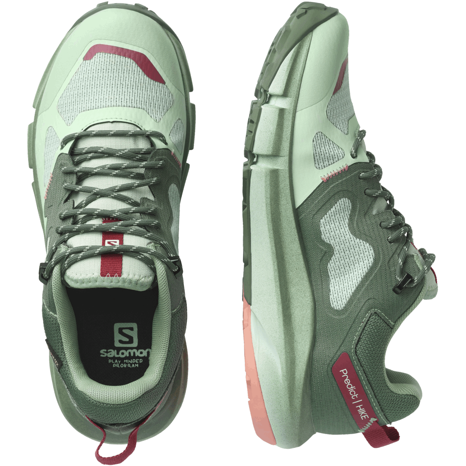 Women's Hiking Shoes Predict Hike Gore-Tex Spray-Duck Green-Dahlia - Image 6