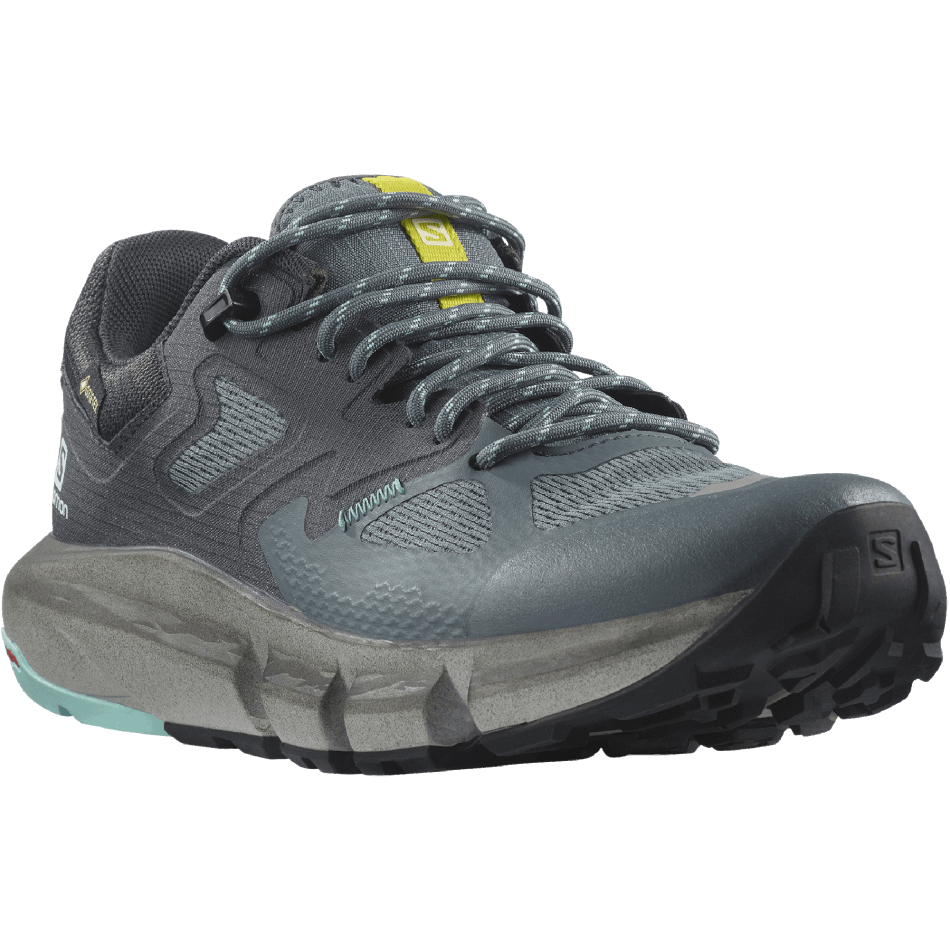 Women's Hiking Shoes Predict Hike Gore-Tex Stormy Weather-Ebony-Turquoise - Image 2