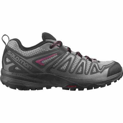 Women's Hiking Shoes X Crest Alloy-Ebony-Malaga