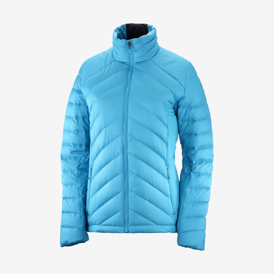 womens_insulated_jacket_essential_xwarm_down_barrier_reef.jpg Women's Insulated Jacket Essential Xwarm Down Barrier Reef - Image 1
