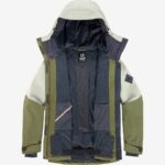 Women's Insulated Jacket Hoodie Proof Light Iron-Olive Night-Sirocco - Image 8