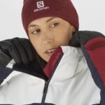 Women's Insulated Jacket Hoodie Slalom White-Night Sky-Pomegranate - Image 5