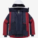 Women's Insulated Jacket Hoodie Slalom White-Night Sky-Pomegranate - Image 8