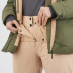 Women's Insulated Jacket Hoodie Snow Rebel Olive Night-Sirocco - Image 6