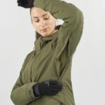 Women's Insulated Jacket Hoodie Snow Rebel Olive Night-Sirocco - Image 7