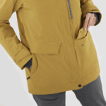 Women's Insulated Jacket Hoodie Stance Cargo Cumin - Image 4