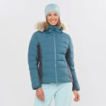 Women's Insulated Jacket Hoodie Stormcozy Mallard Blue-Ao-Ebony - Image 2