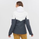 Women's Insulated Jacket New Prevail White-Ebony - Image 3