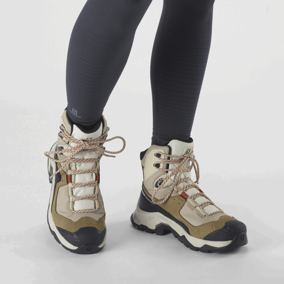 Women's Leather Hiking Boots Quest Element Gore-Mecca Orange - Image 7