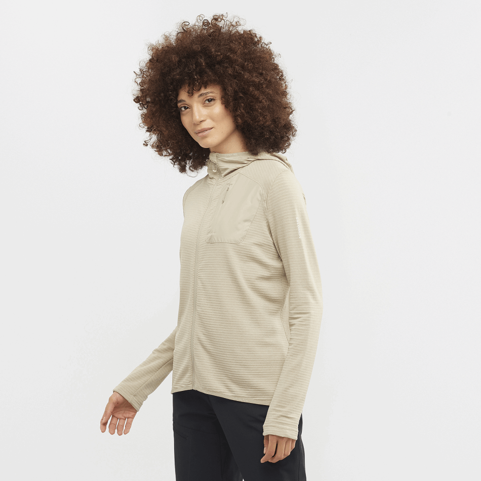 womens_midlayer_jacket_hoodie_essential_lightwarm_hooded_plaza_taupe.png Women's Midlayer Jacket Hoodie Essential Lightwarm Hooded Plaza Taupe - Image 1