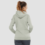 Women's Midlayer Jacket Hoodie Essential Warm Salomon Iron-Heather - Image 2