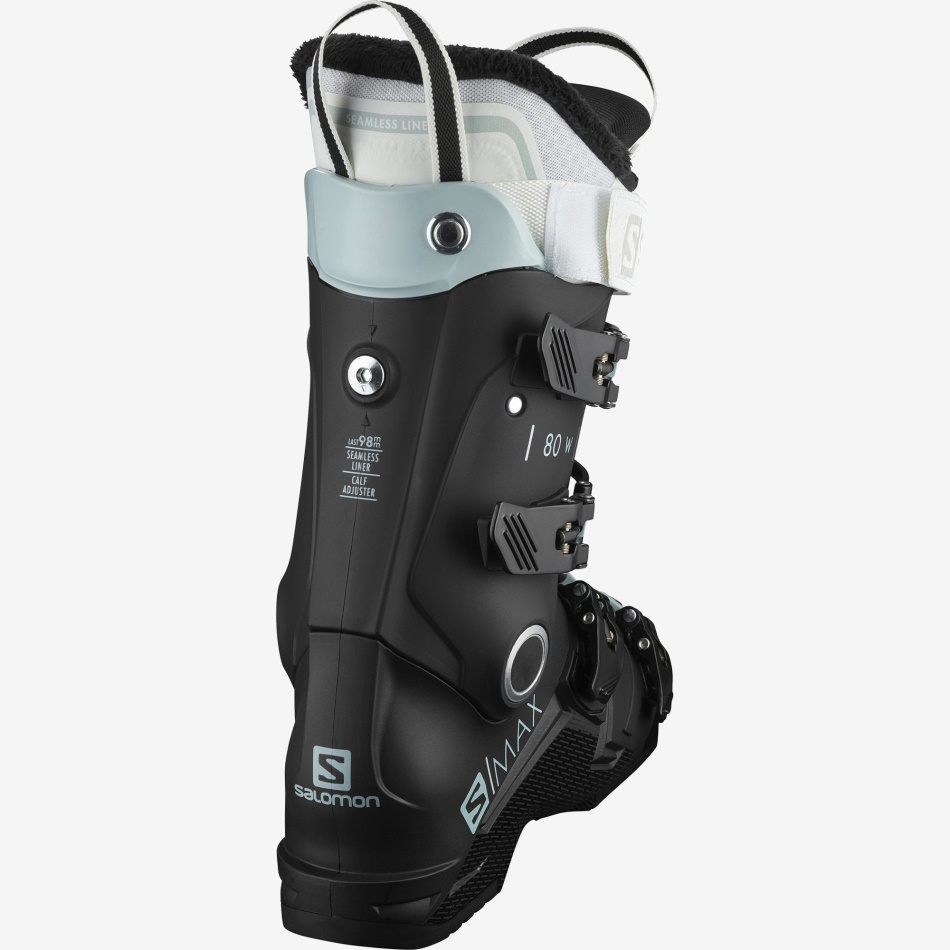 Women's On-Piste Boots S/Max 80 Black-Sterling Blue-White - Image 2