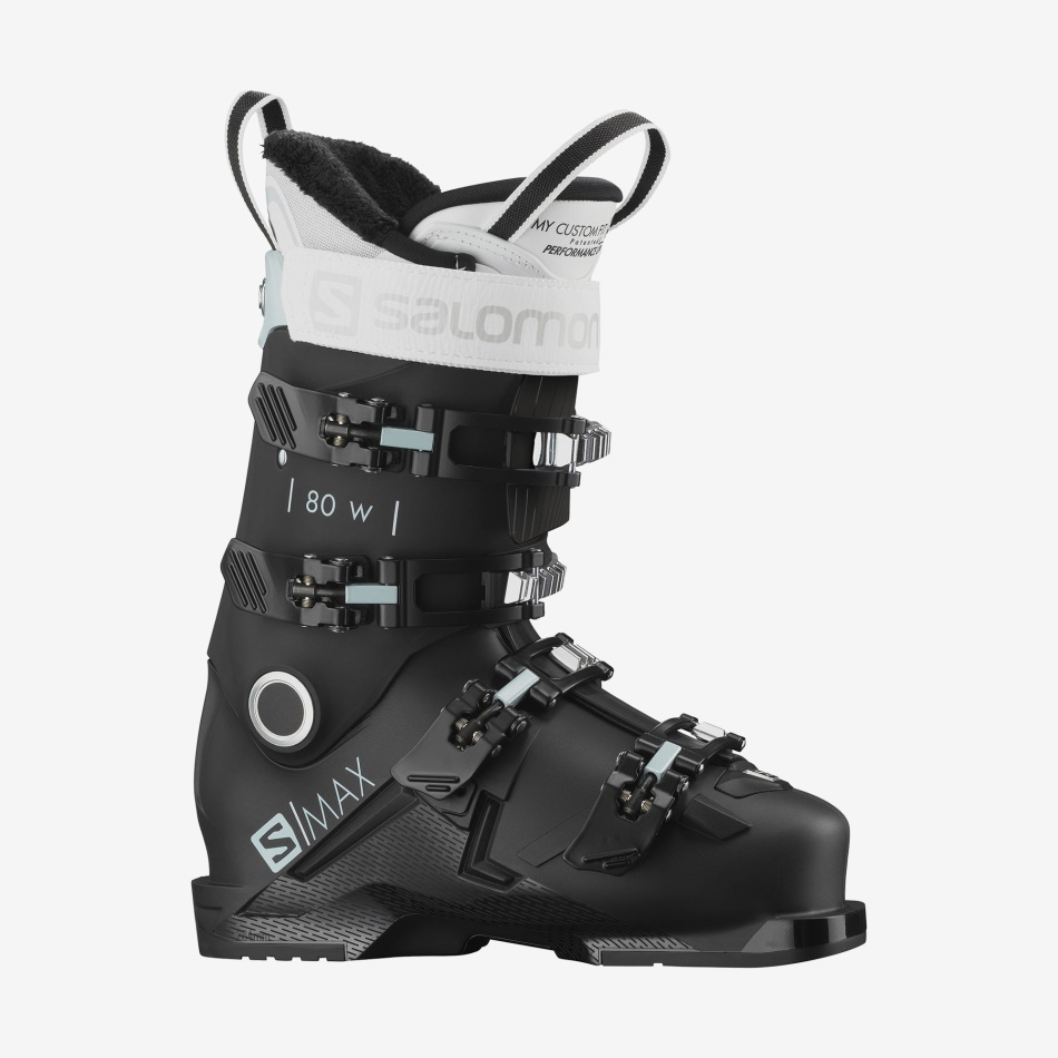 Women's On-Piste Boots S/Max 80 Black-Sterling Blue-White - Image 1
