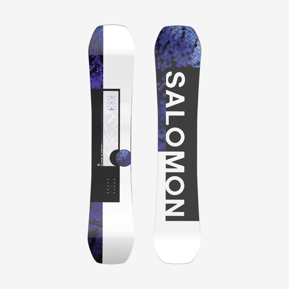 womens_park_freestyle_snowboard_no_drama_black_white_purple.jpg Women's Park & Freestyle Snowboard No Drama Black-White-Purple - Image 1