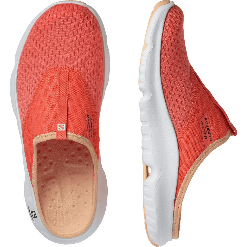 Women's Recovery Shoes Reelax Slide 5.0 Persimon-White-Almond Cream - Image 6